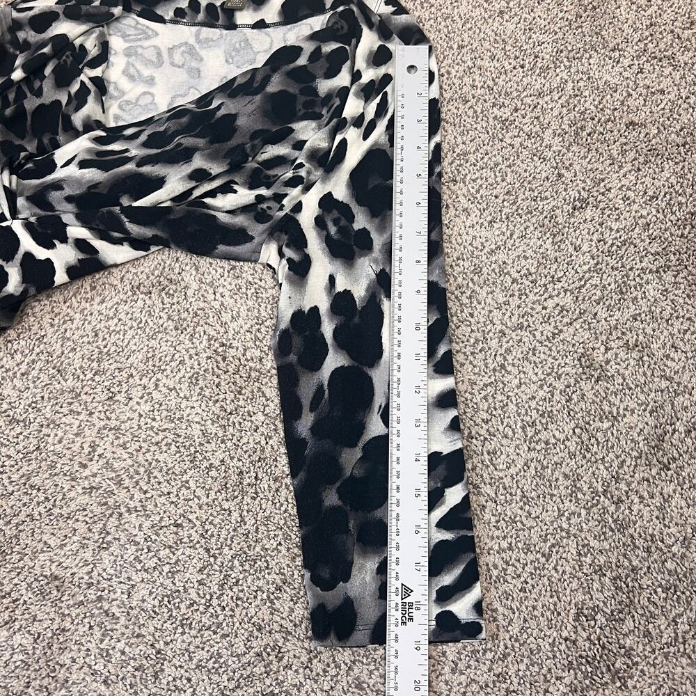 Tommy Bahama Black and White Animal Print Midi Dress - Picture 9 of 10